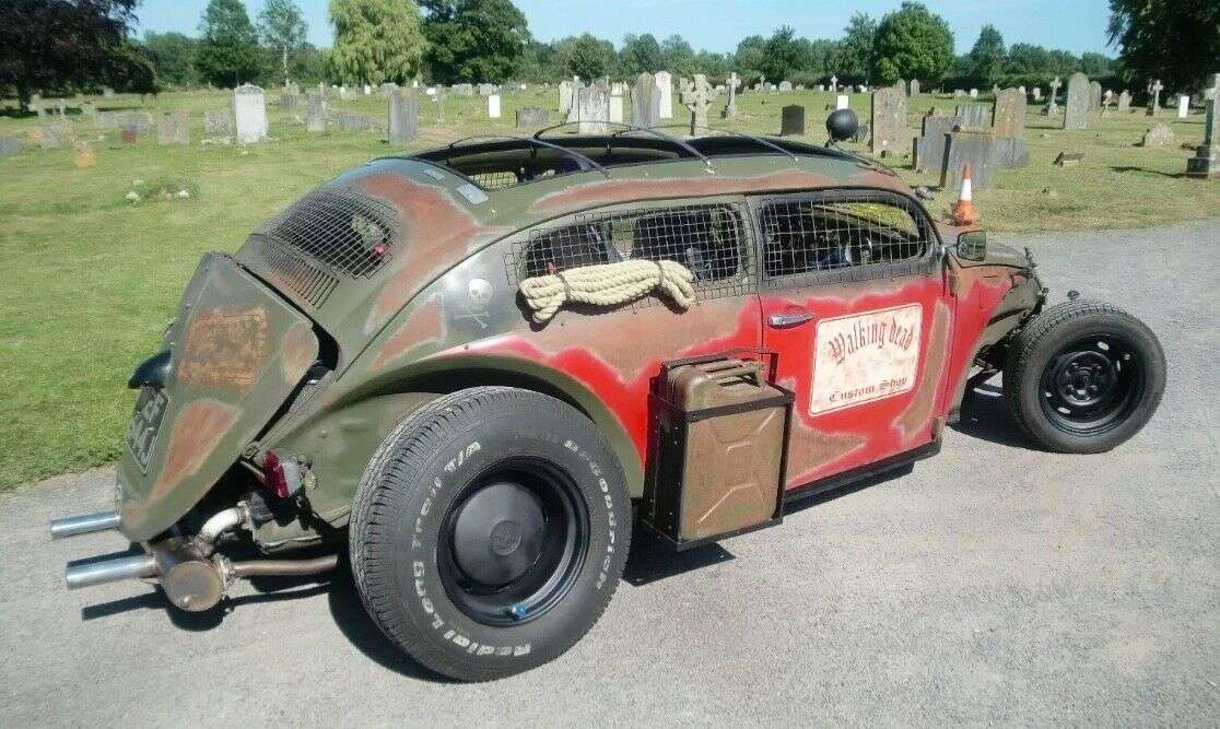 1971 VW Beetle Rat Rod rear