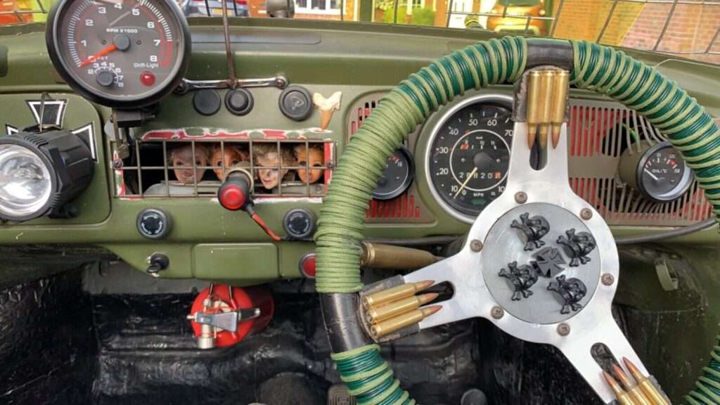 1971 VW Beetle Rat Rod interior