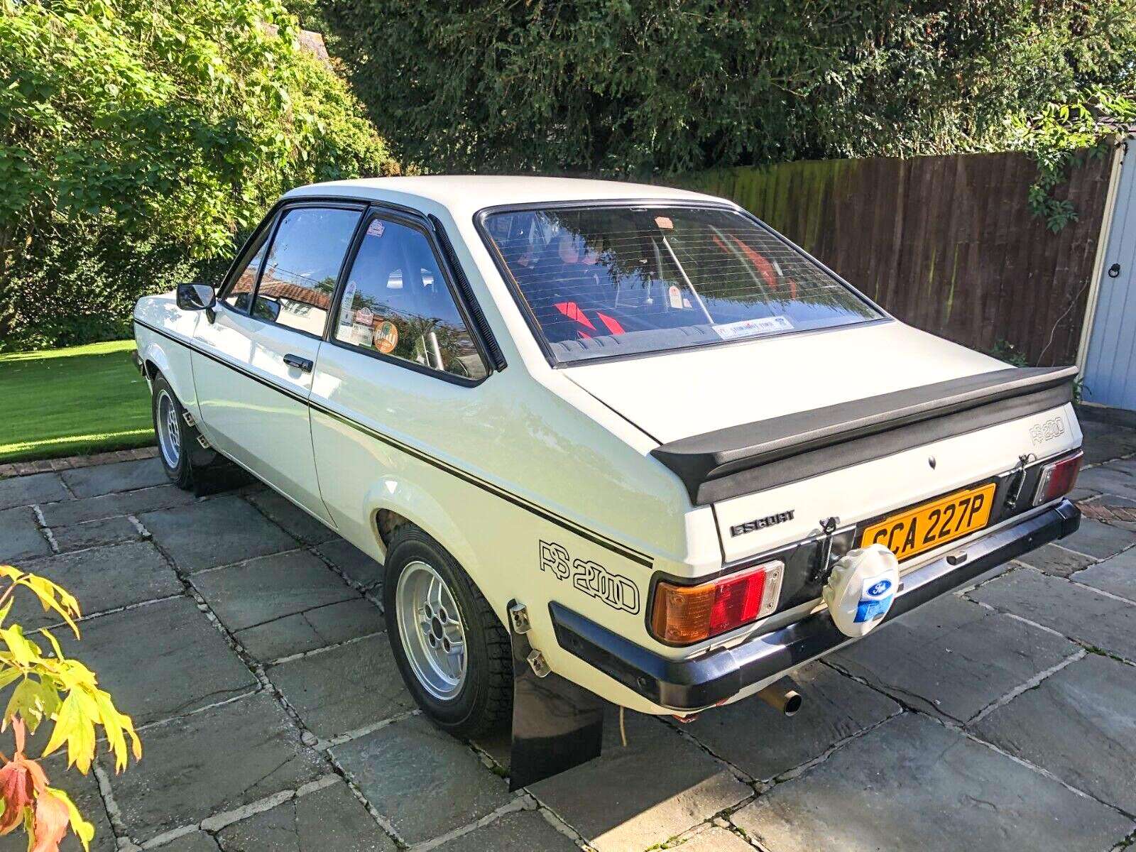 Ford Escort RS2000 Group 1 rally car rear