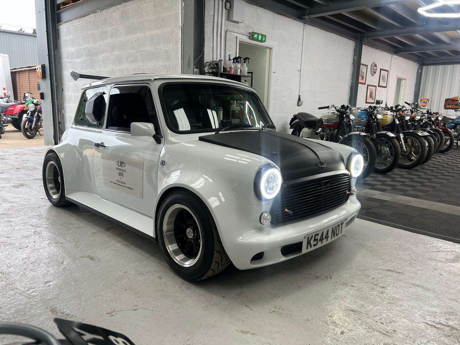 RWD Austin Mini Honda bike powered