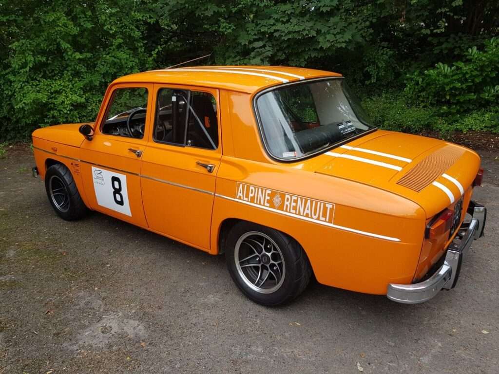 Renault 8S sprint car Gordini Orange rear