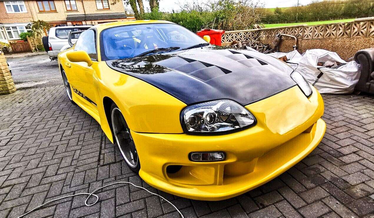 Toyota Supra top secret 807bhp font