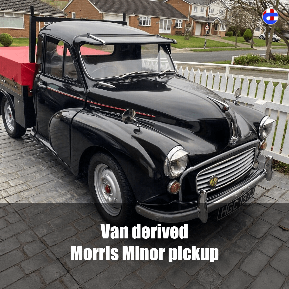 Morris Minor pickup, converted from van