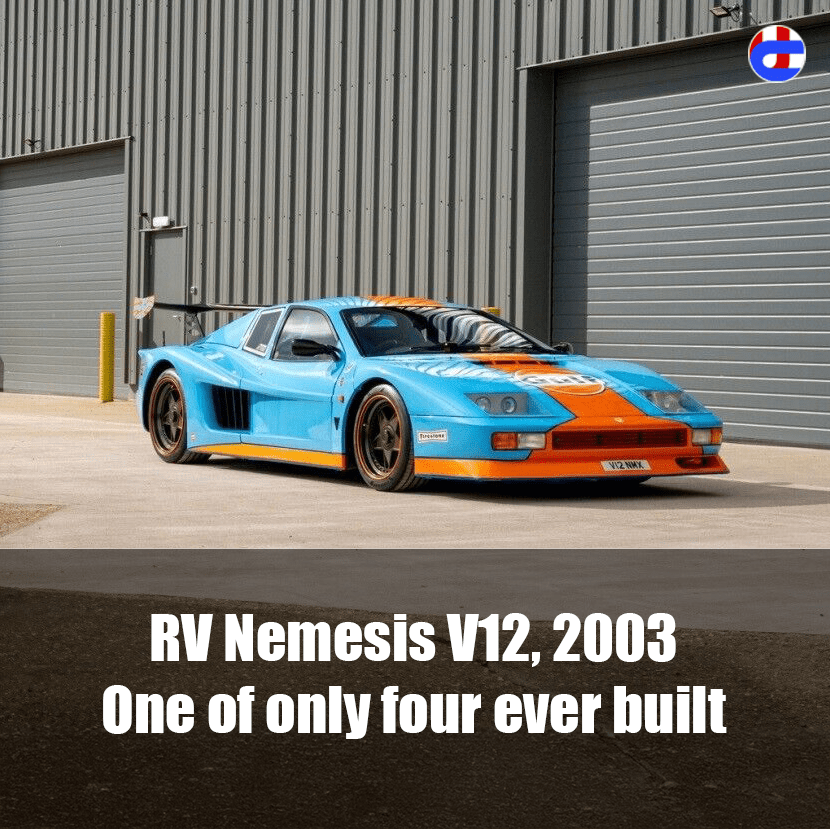 The RV Nemesis, an exceptionally rare British car