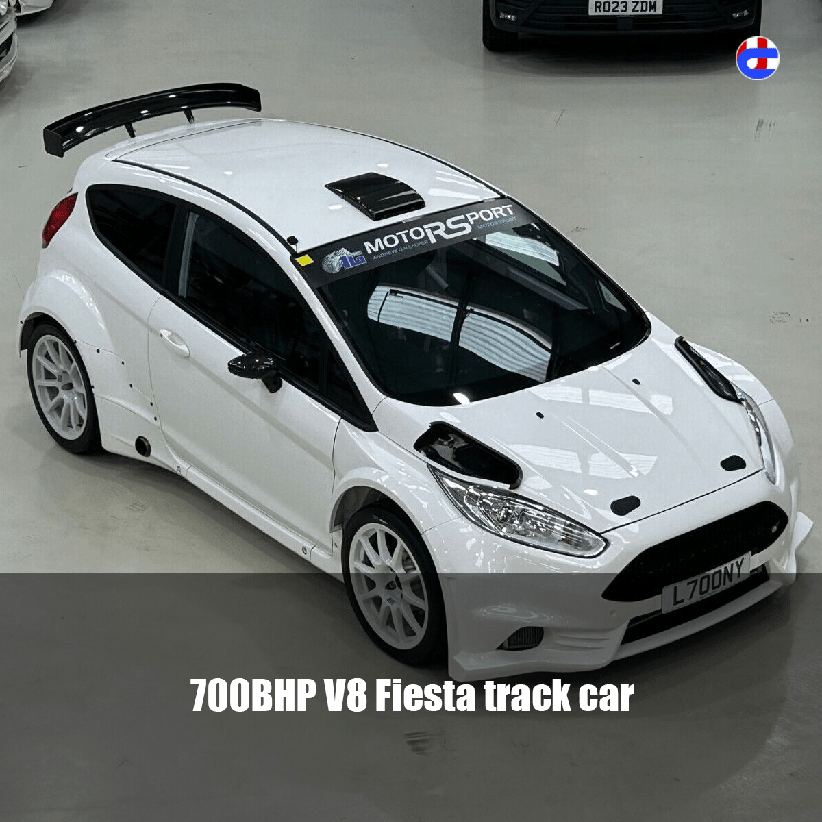 Ford Fiesta V8 track car