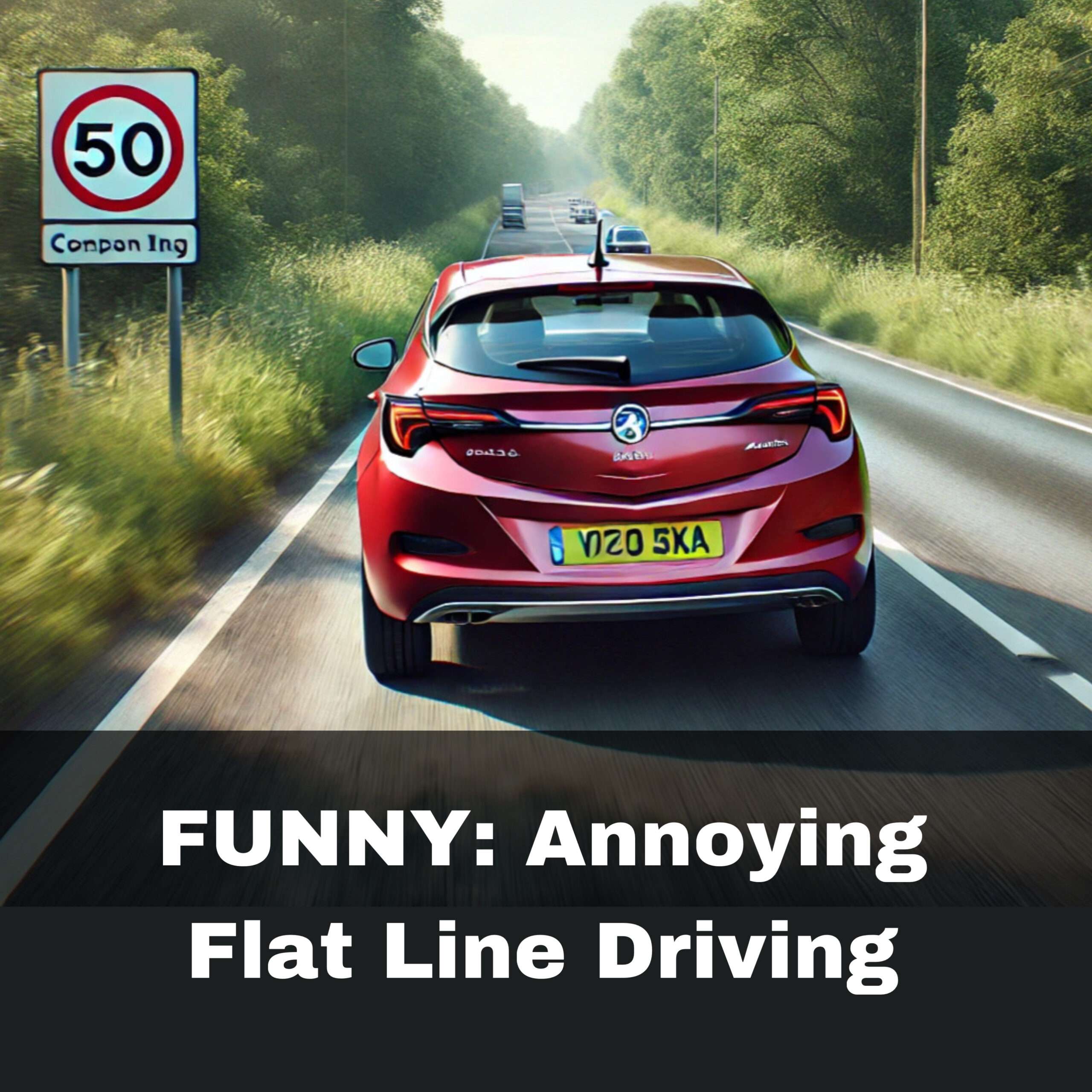FUNNY: Flat Line Driving, Art of being a Twat