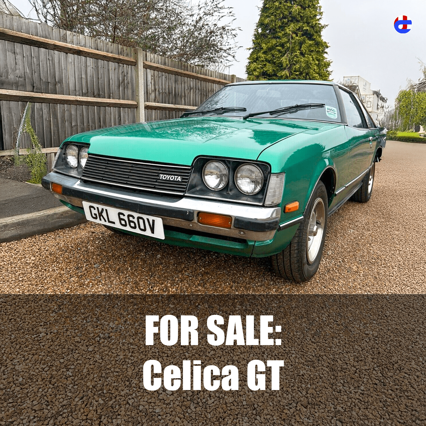 Classic Toyota Celica 2.0L GT DOHC RA40