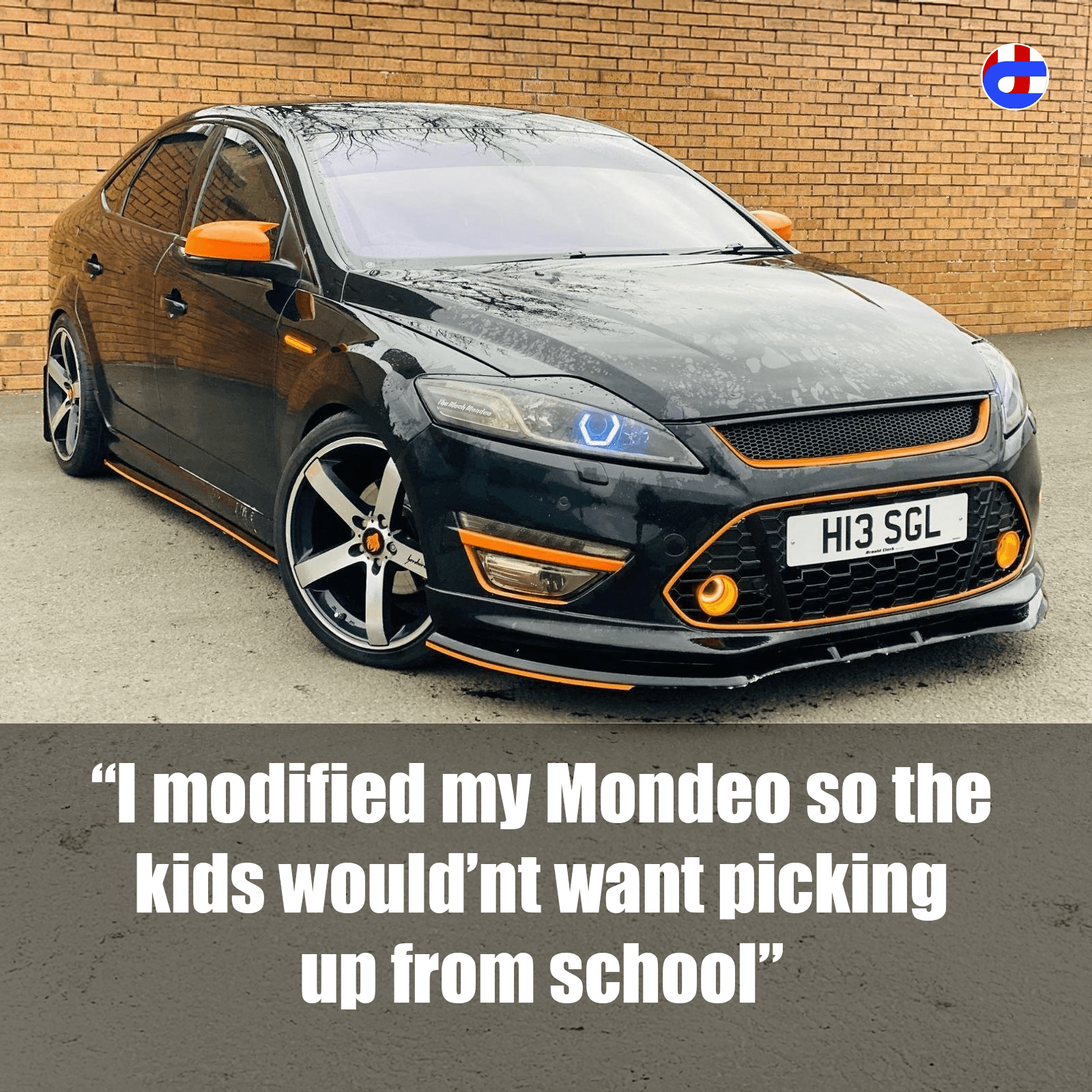 FUNNY: Man Modifies Mondeo so kids won’t want picking up from school