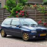Renault Clio Williams in Sports Blue with gold Speedline wheels