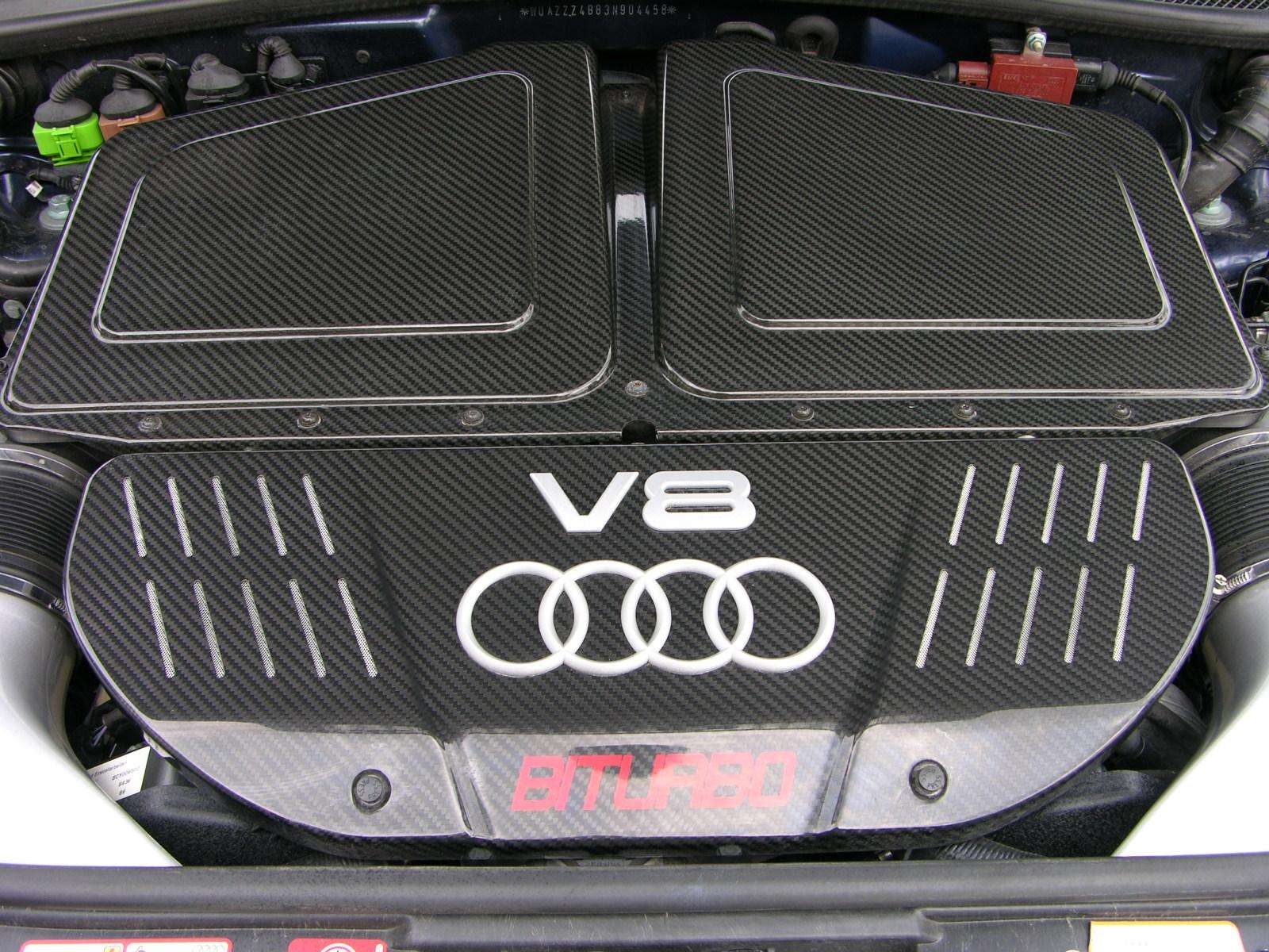 Audi RS6 C5 4.2-litre twin-turbo V8 engine bay