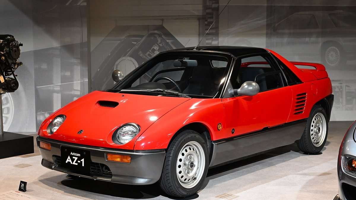 Autozam AZ-1 front three-quarter view