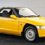 Yellow Honda Beat PP1 front three-quarter view