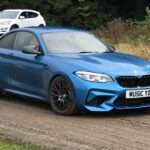 BMW M2 Competition F87 fixed-roof Coupé, front three-quarter view