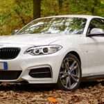 BMW M235i F22 two-door Coupe, front three-quarter view