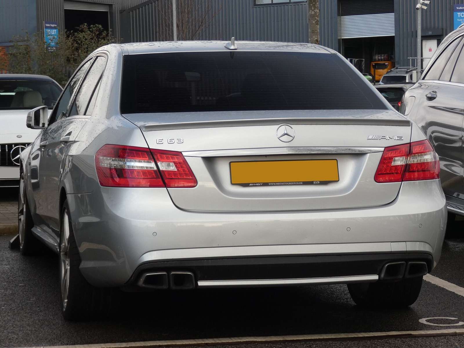 2009 Mercedes-Benz E63 AMG W212 rear view