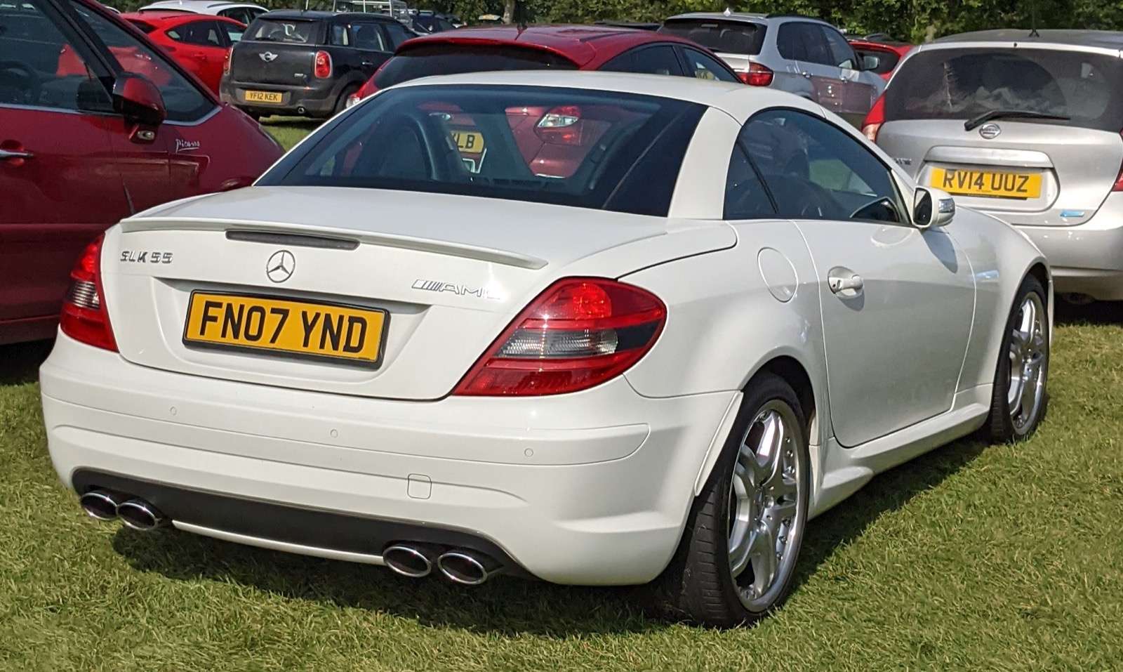 2007 Mercedes-Benz SLK 55 AMG R171 side view