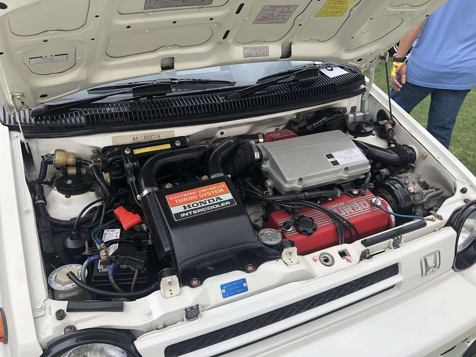 Honda City Turbo II 1.2-litre turbo engine bay