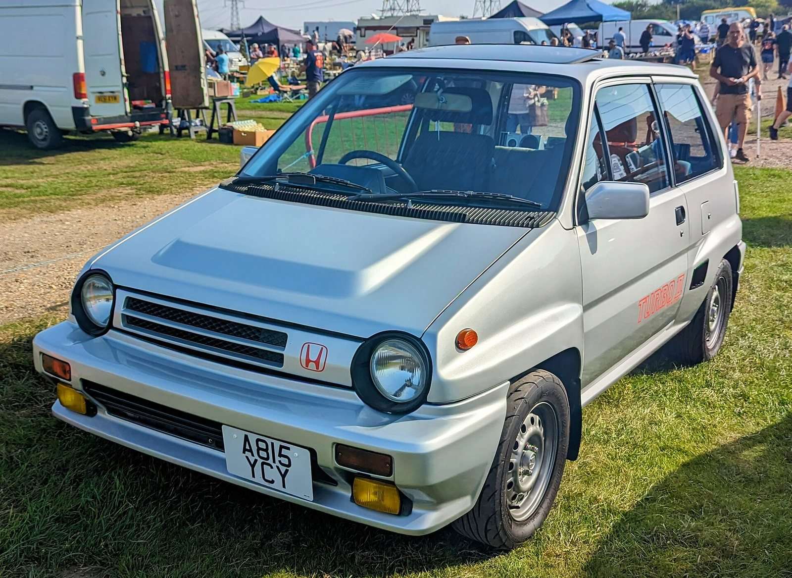 Honda City Turbo II front three-quarter view