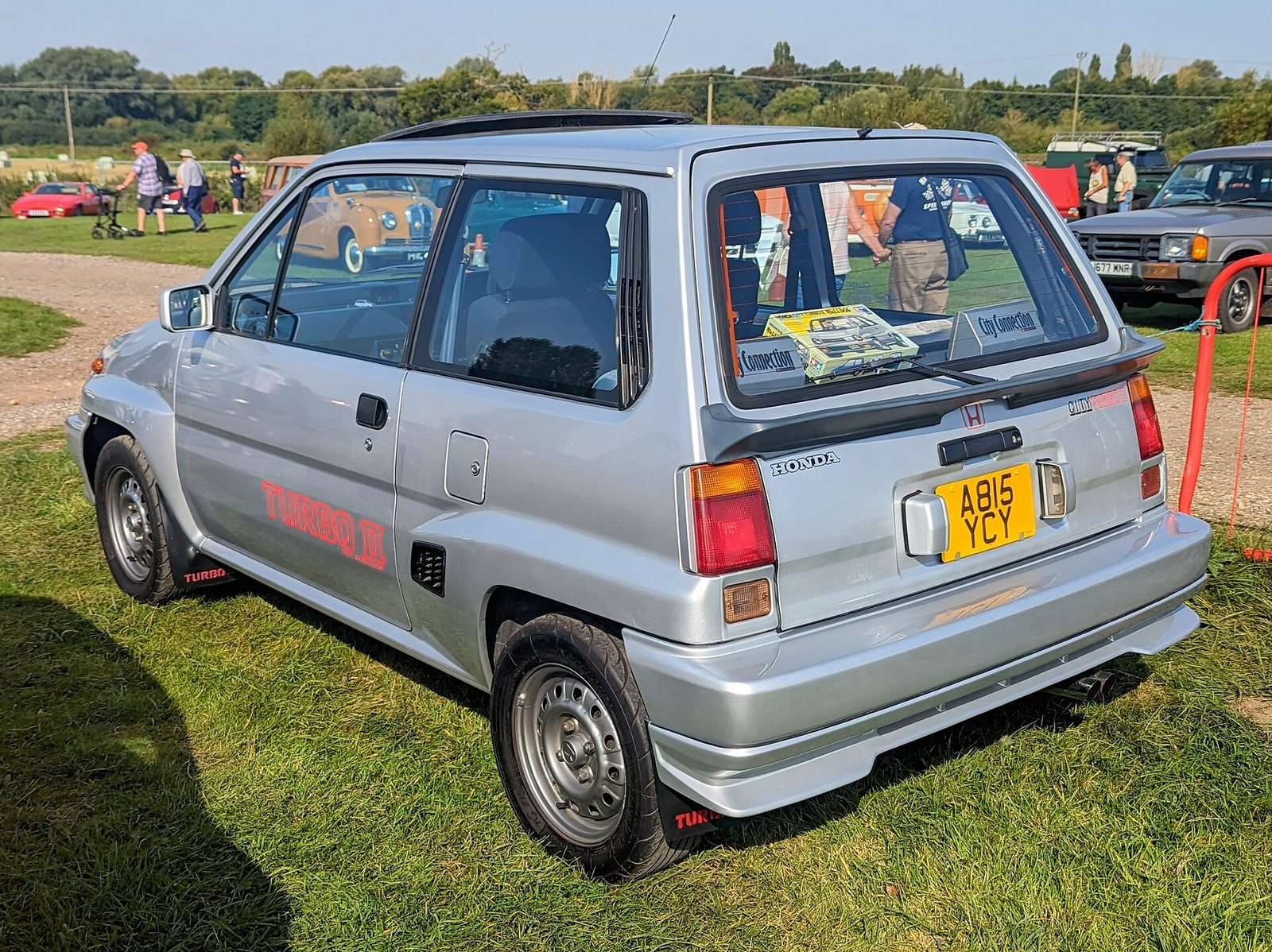 Honda City Turbo II front and rear three-quarter view