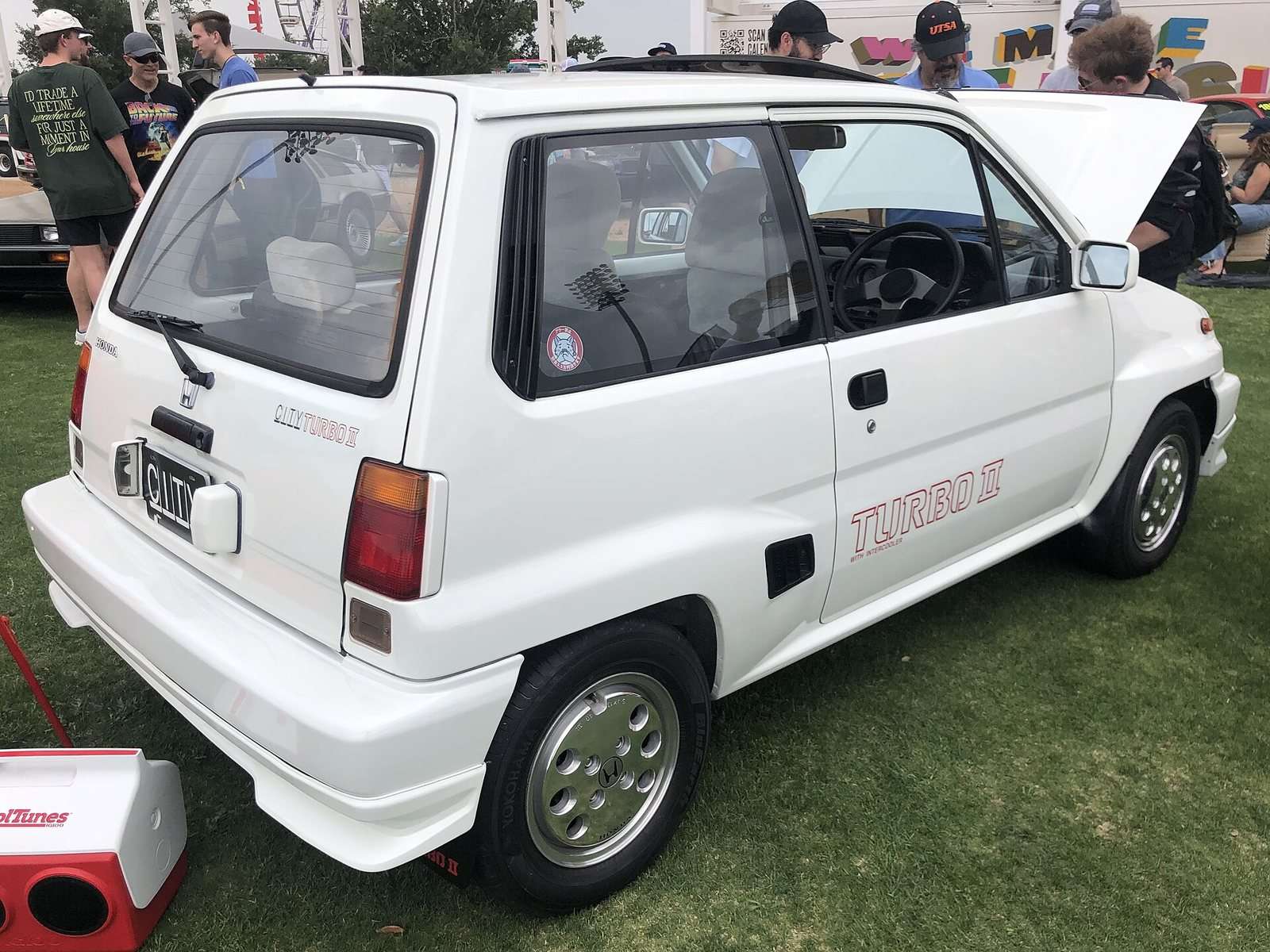 Honda City Turbo II rear three-quarter view