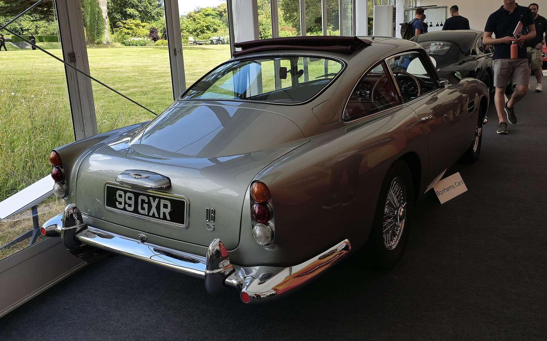 Aston Martin DB5 rear three-quarter view