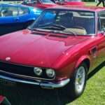 Red Fiat Dino 2400 CoupƩ at the London Concours