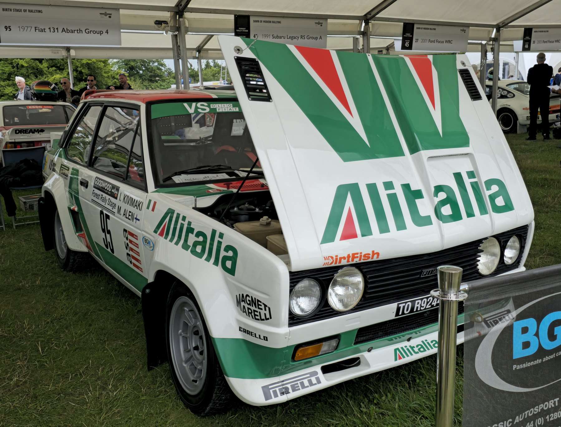 1977 Fiat 131 Abarth Group 4 rally car