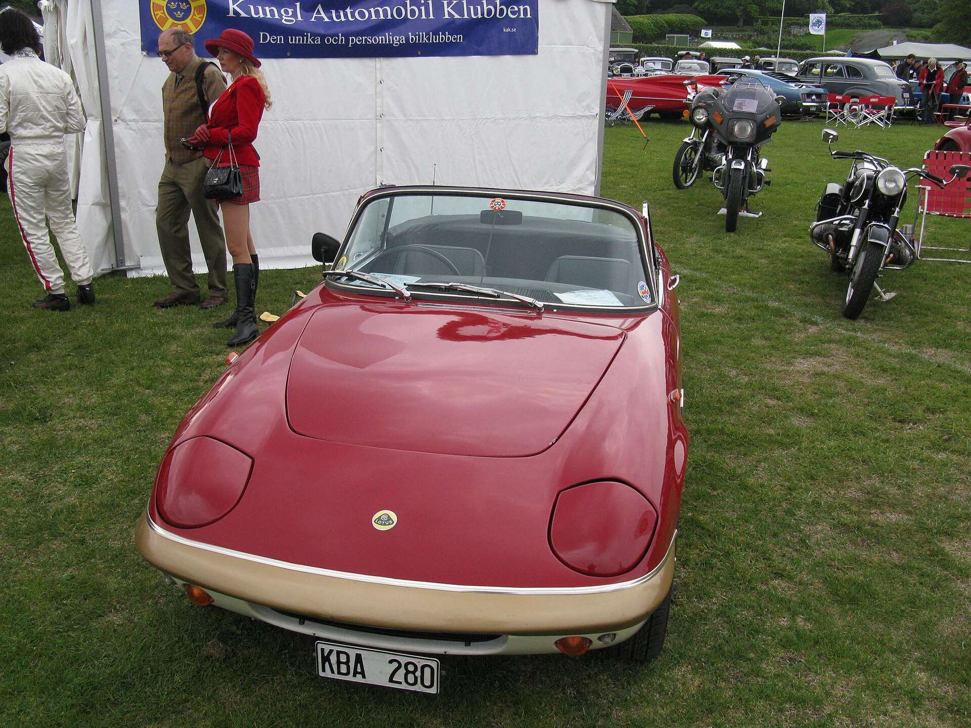 Lotus Elan Sprint at a classic-car event