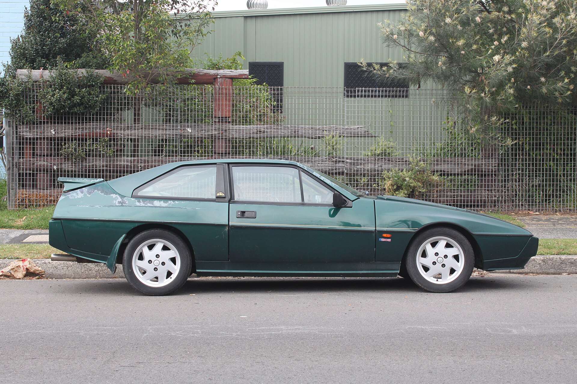 1987 Lotus Excel SE coupe side view