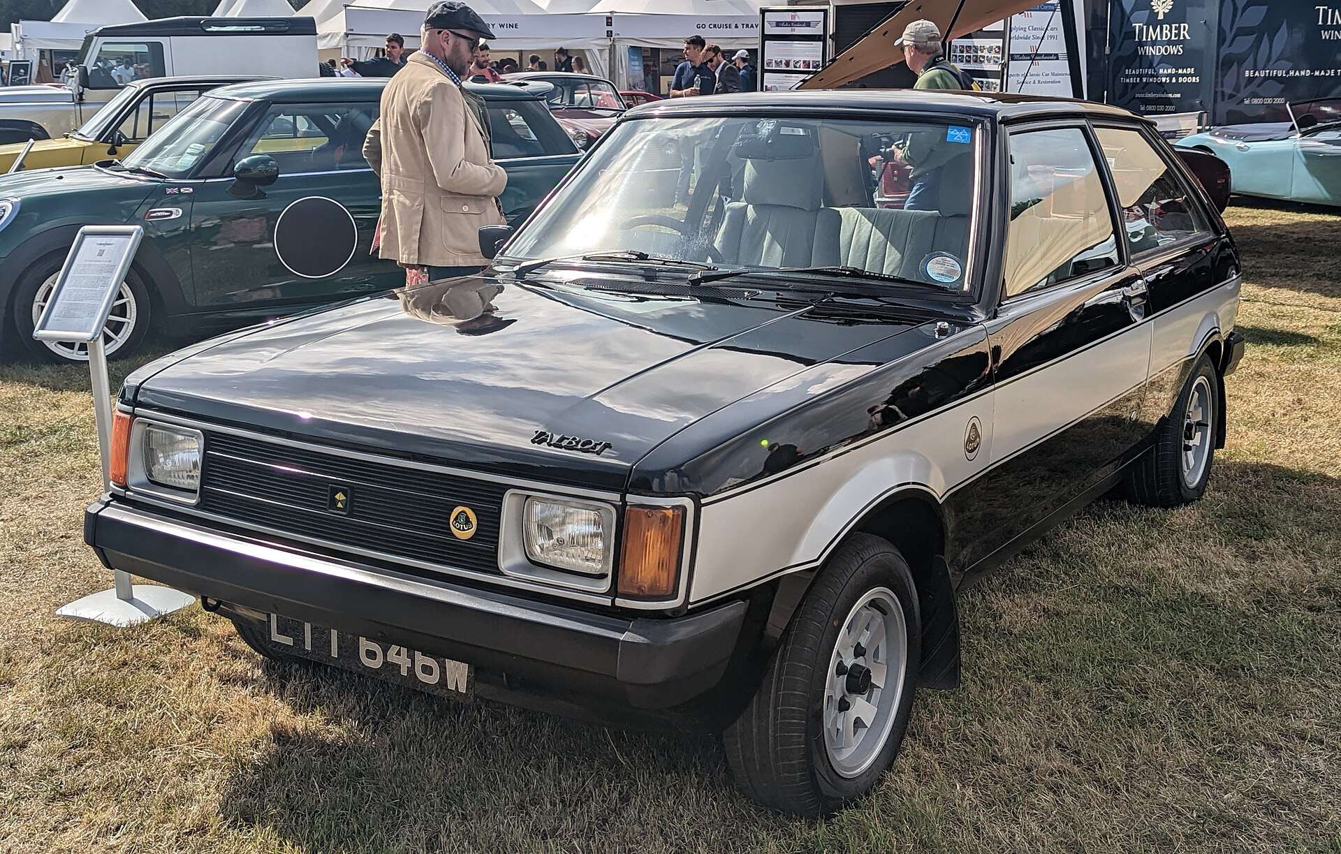1980 Talbot Sunbeam Lotus Series 1 in black and silver