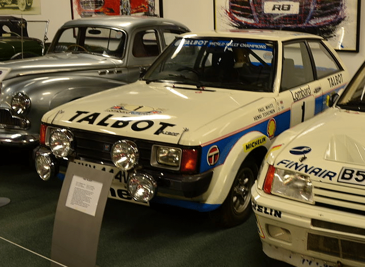 Talbot Sunbeam Lotus works rally car at Coventry Motor Museum