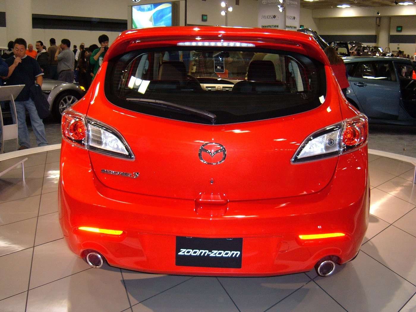 Second-generation Mazda3 MPS rear view