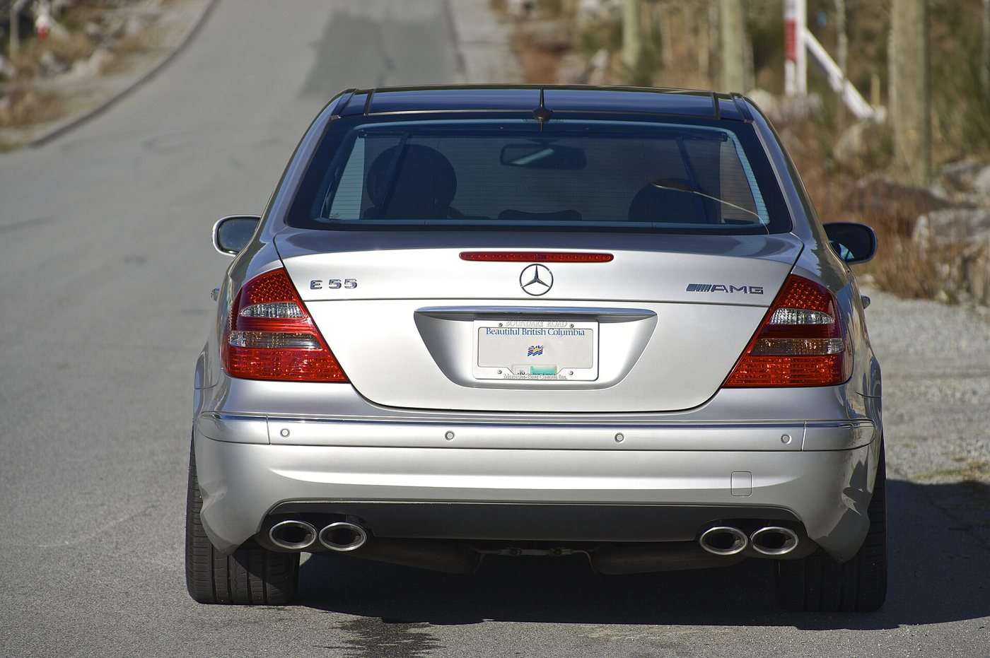 Mercedes-Benz E55 AMG W211 rear view