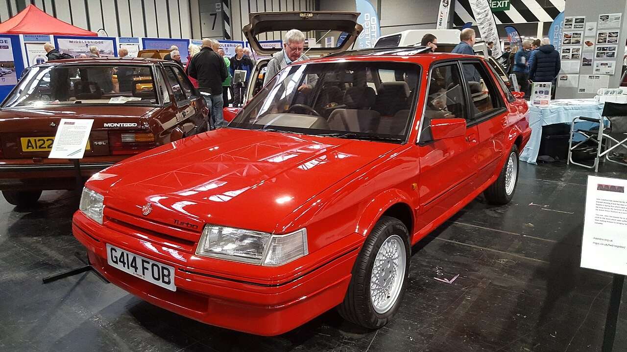 1989 white MG Montego Turbo