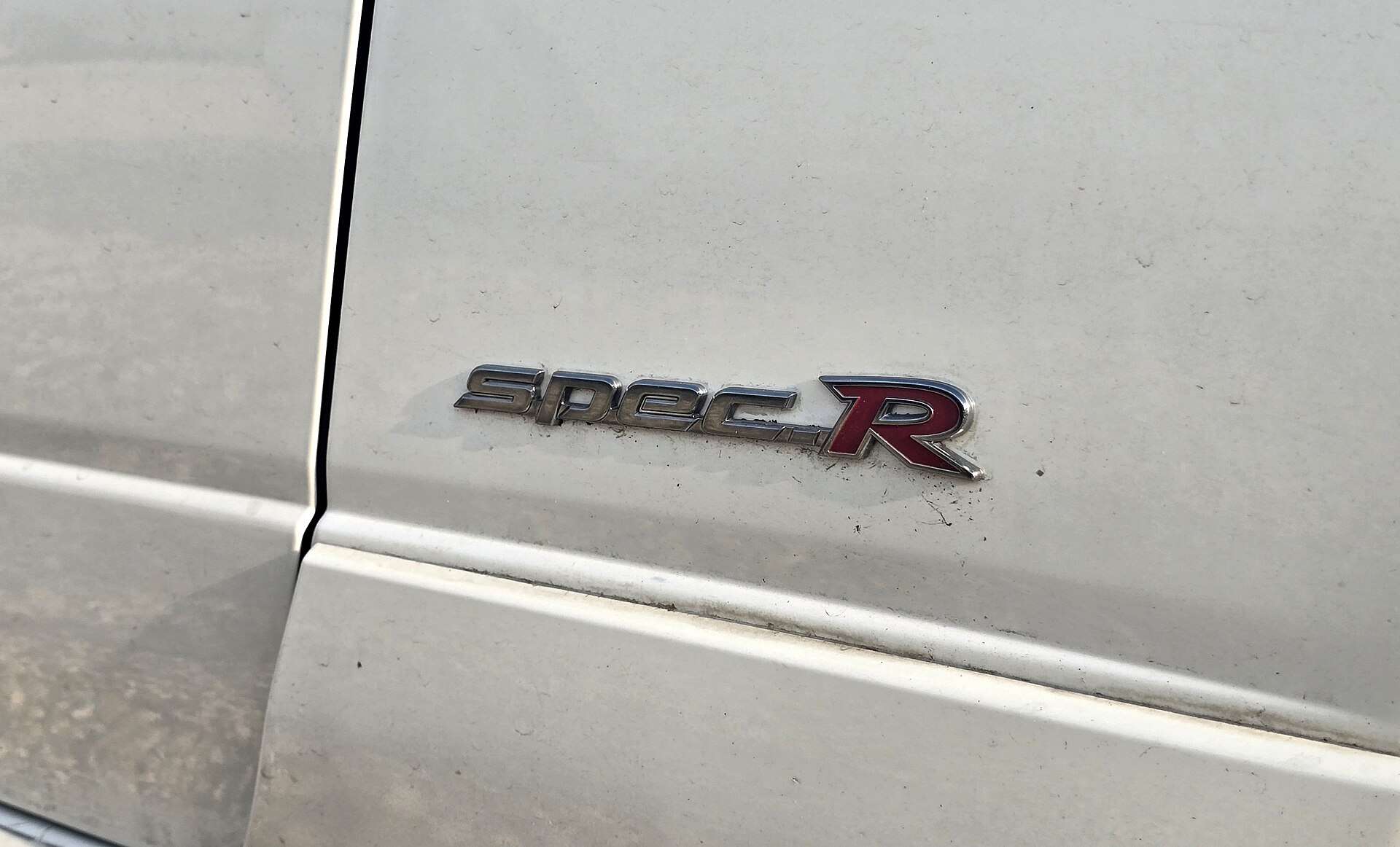 Spec R badge detail on a Nissan Silvia S15