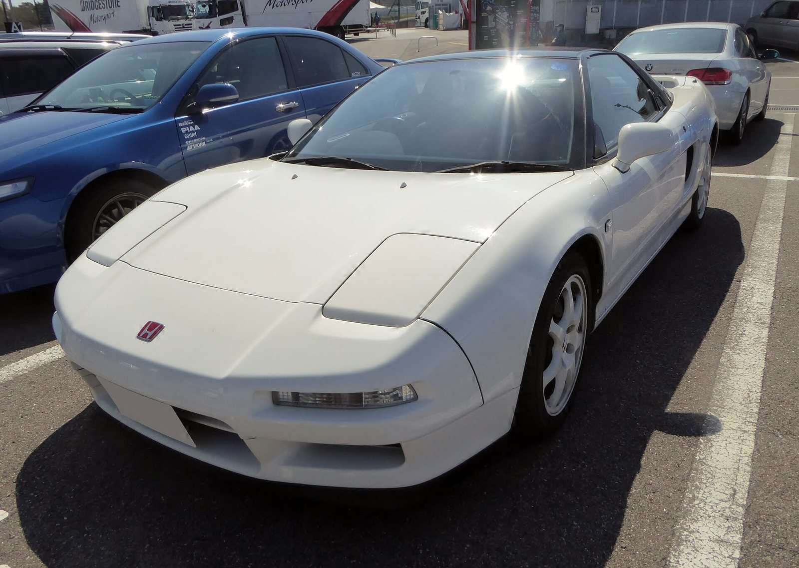 White Honda NSX Type R NA1 front view