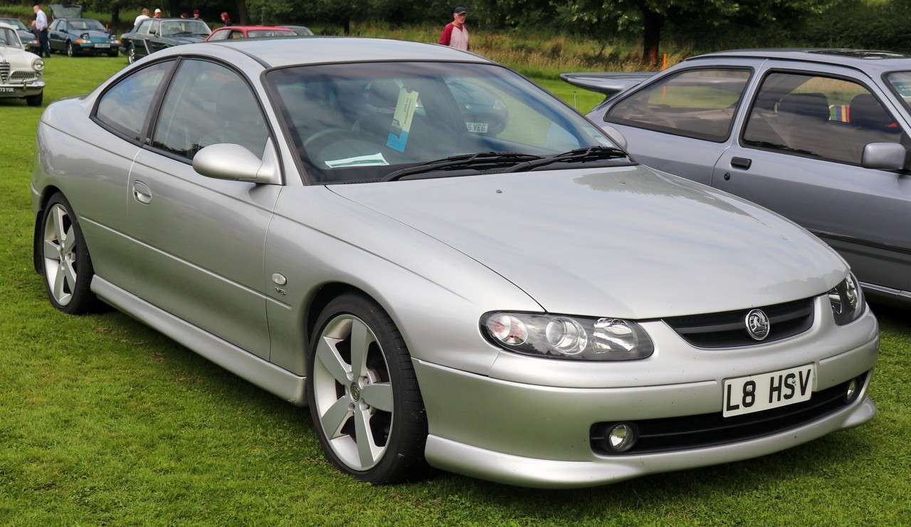 Silver 2004 Vauxhall Monaro 5.7-litre V8 at a car show