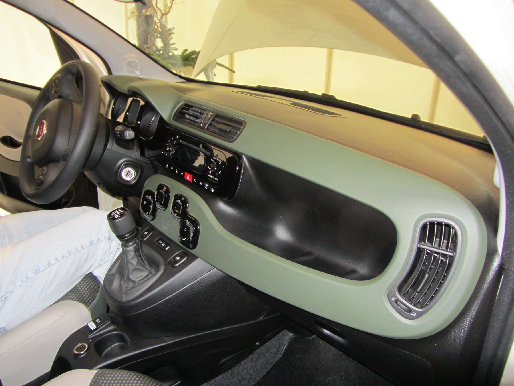 Interior of a third-generation Fiat Panda 4x4