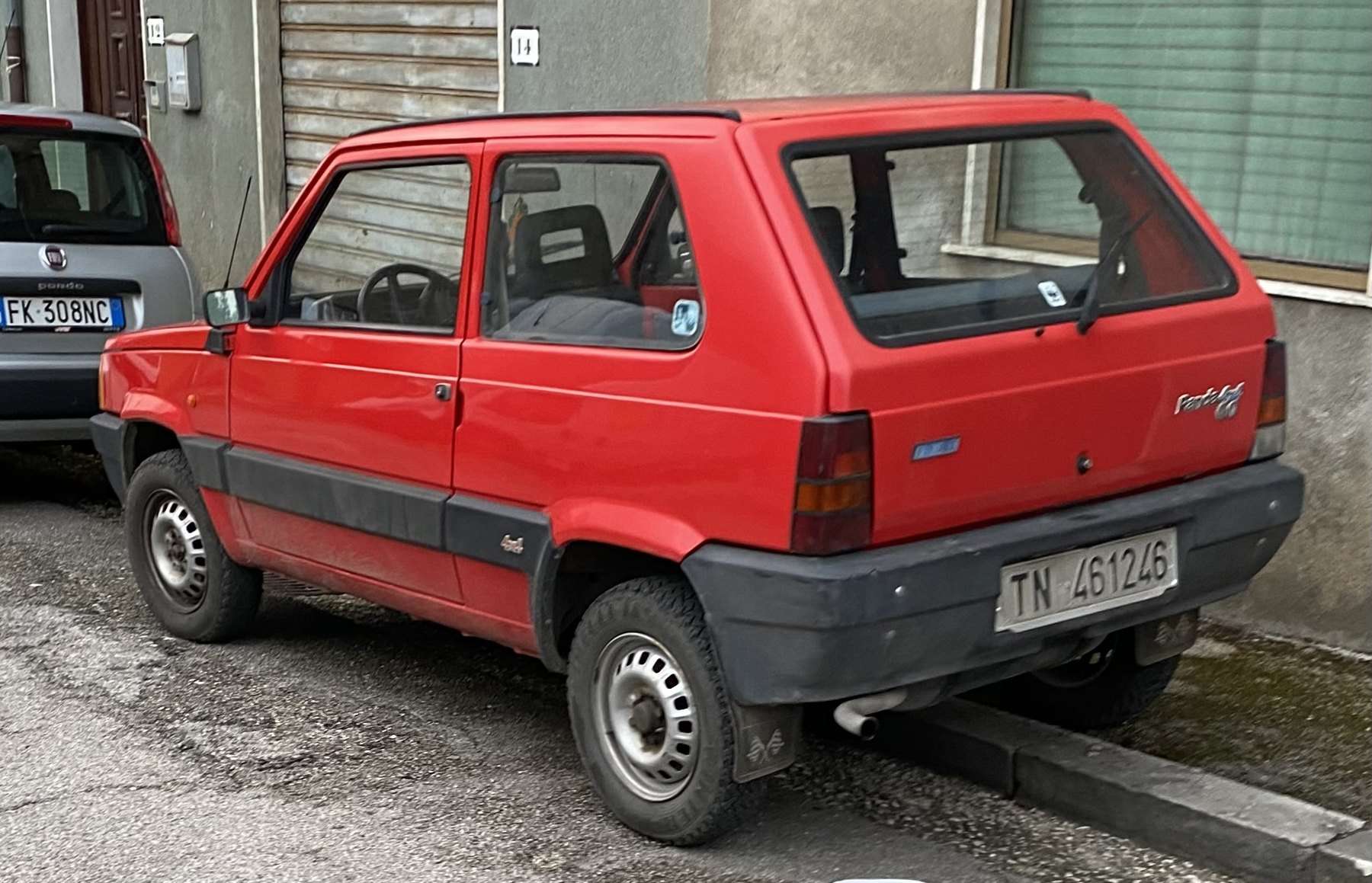 First-generation Fiat Panda 4x4 viewed from the rear