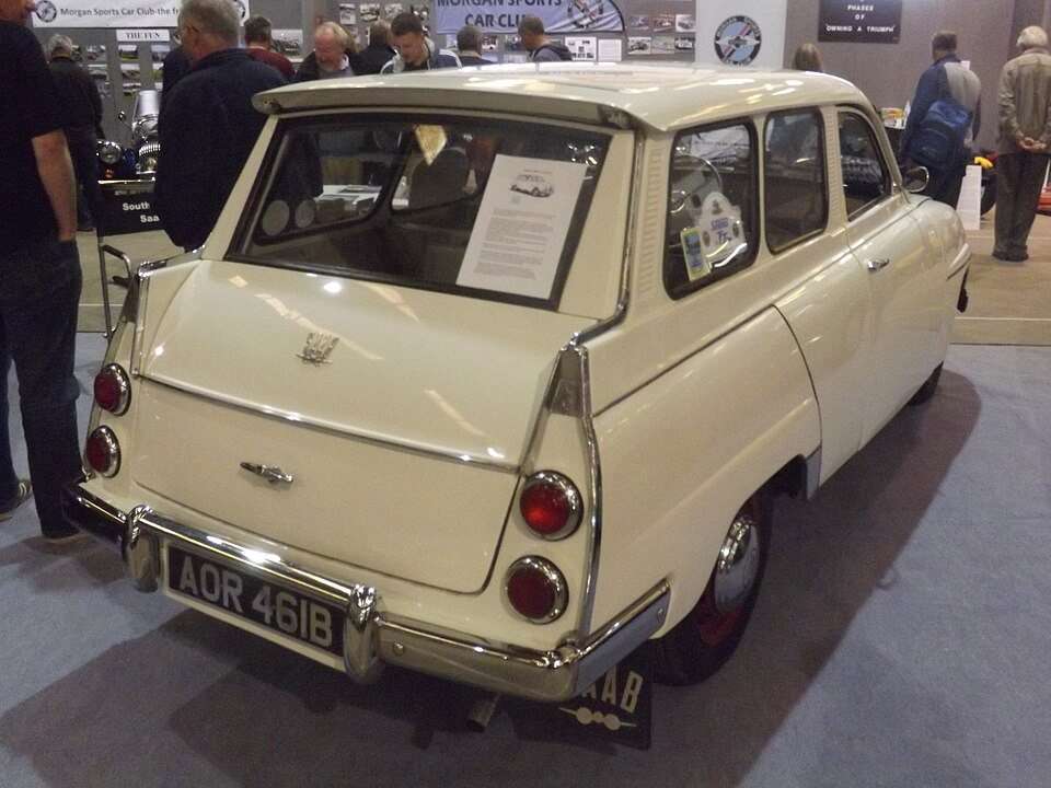1964 Saab 95 estate rear three-quarter view