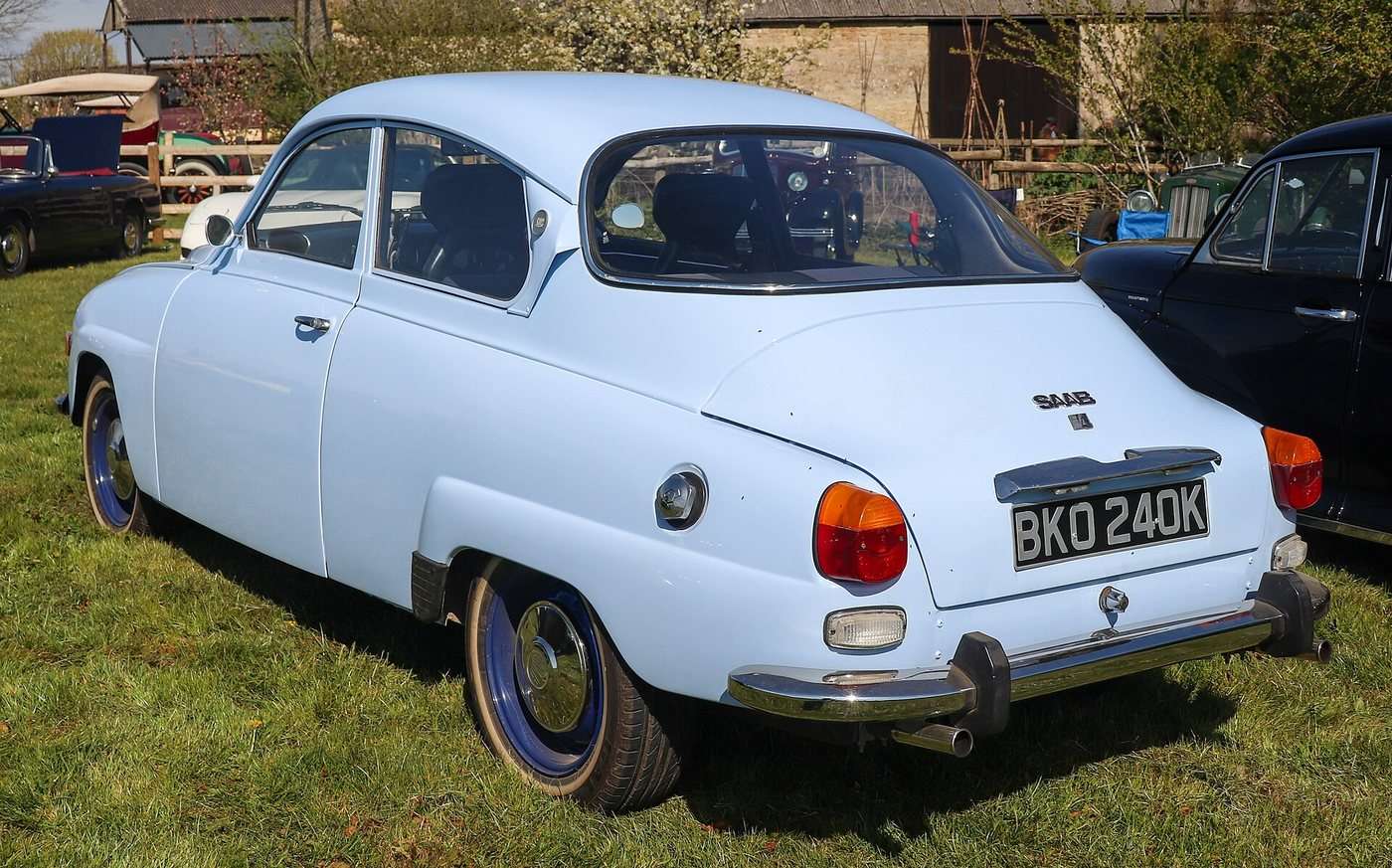 Saab 96 V4 rear three-quarter view