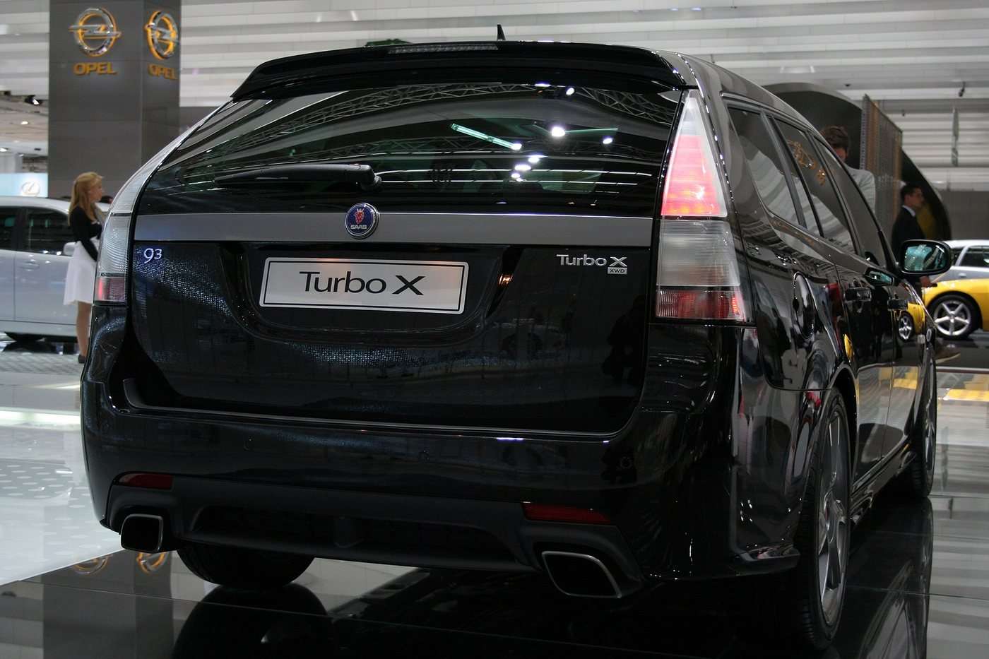 Saab 9-3 Turbo X rear view