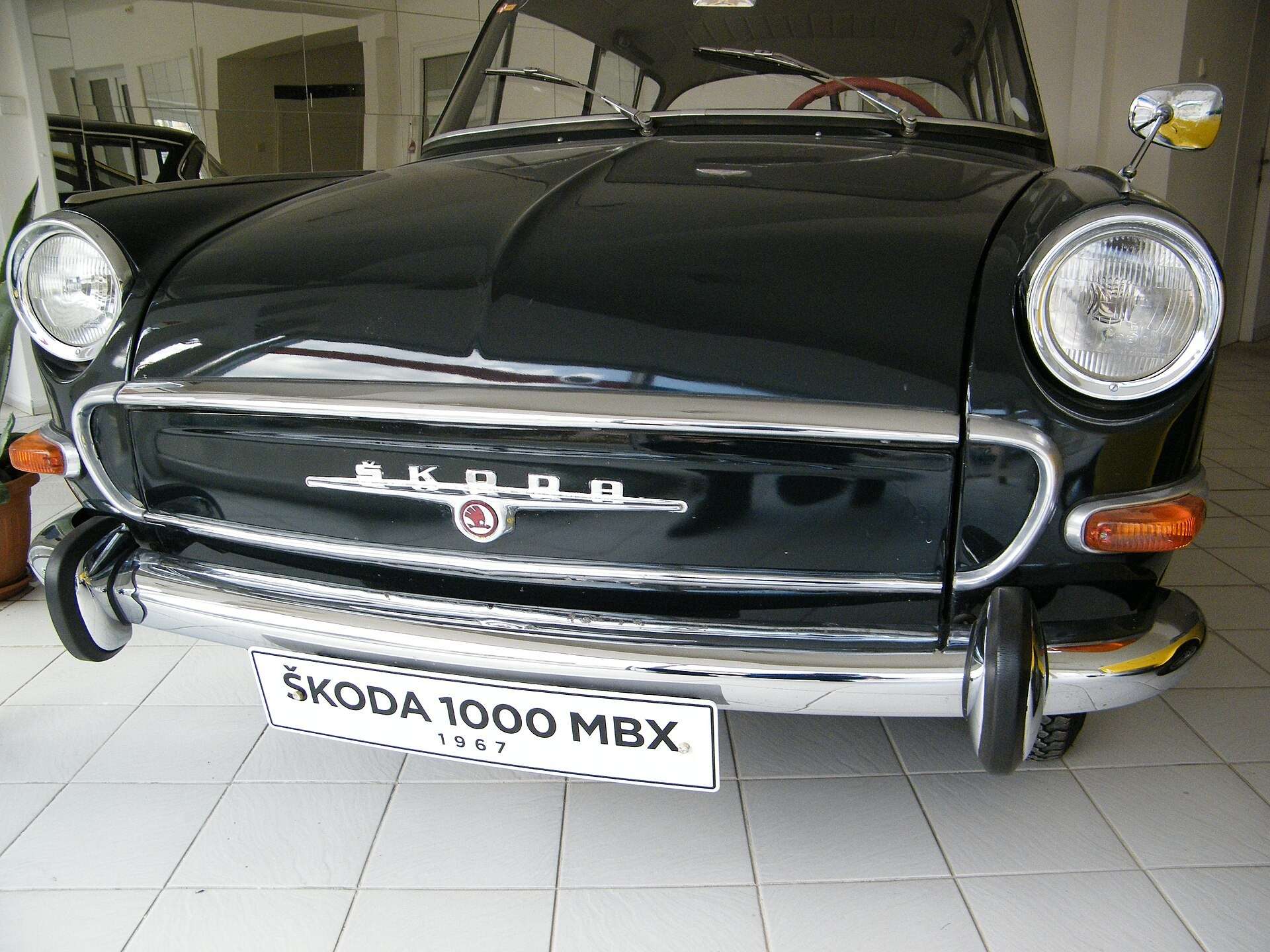Škoda 1000 MBX De Luxe two-door model