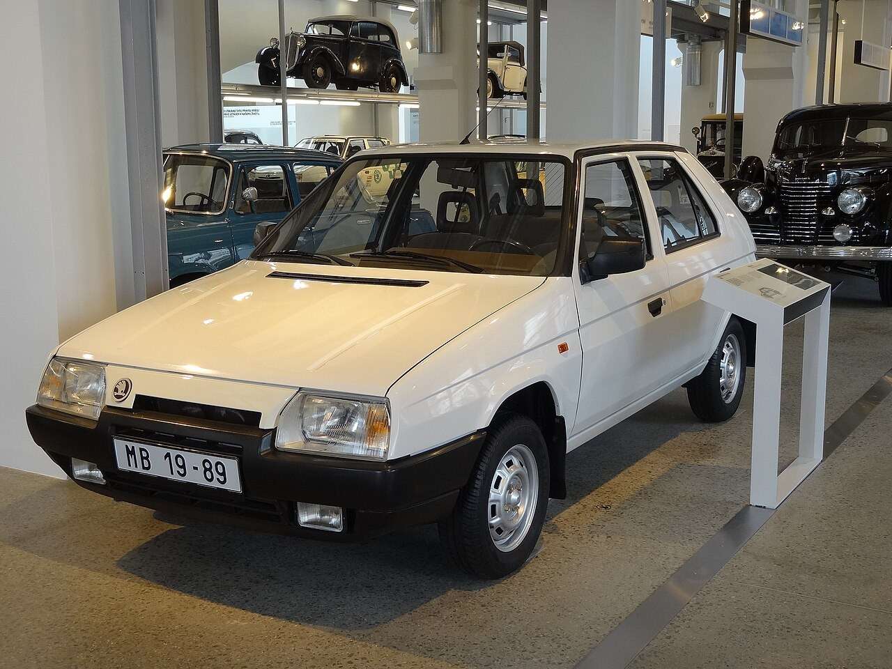 1989 Škoda Favorit 136 L museum display