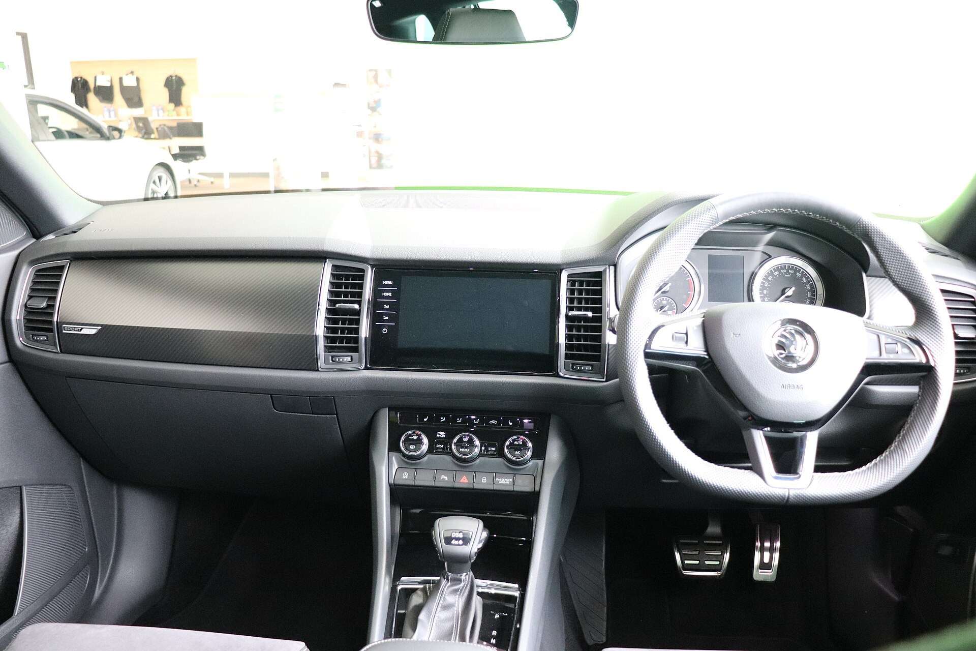 First-generation Škoda Kodiaq dashboard and cabin