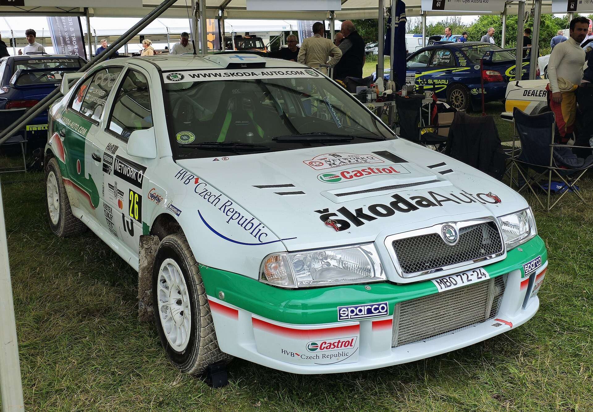 2002 Škoda Octavia WRC competition car