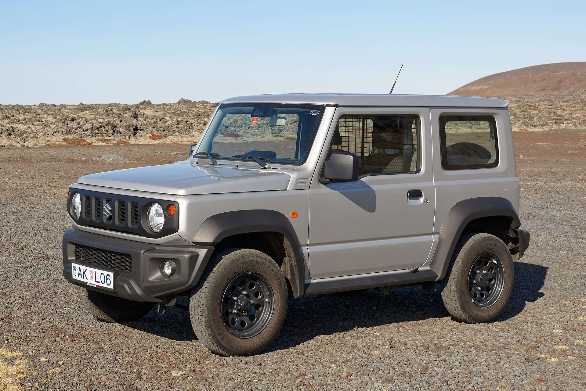 Suzuki Jimny in Iceland demonstrating its compact off-road proportions