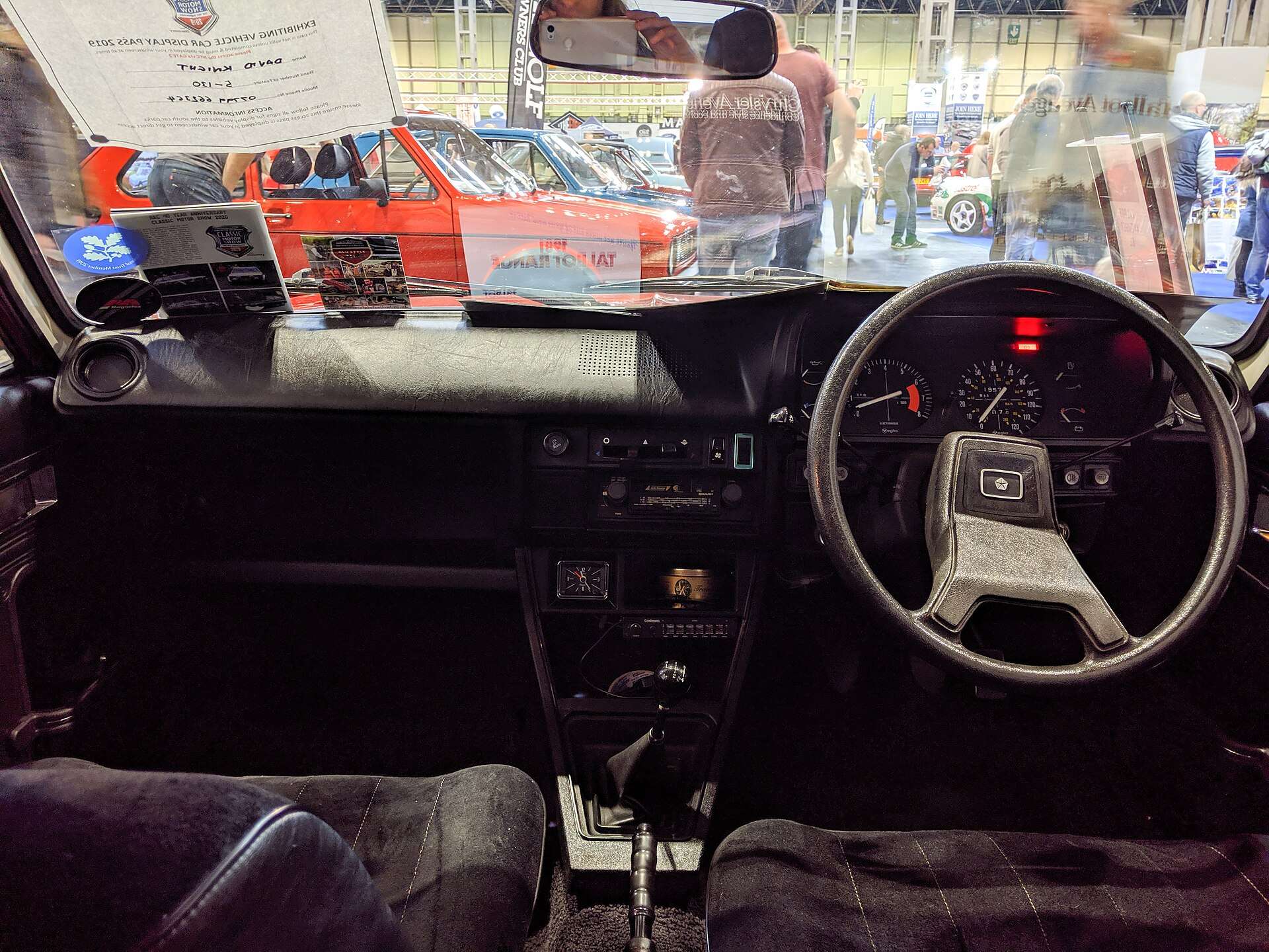 1981 Talbot Avenger GL 1.6 interior