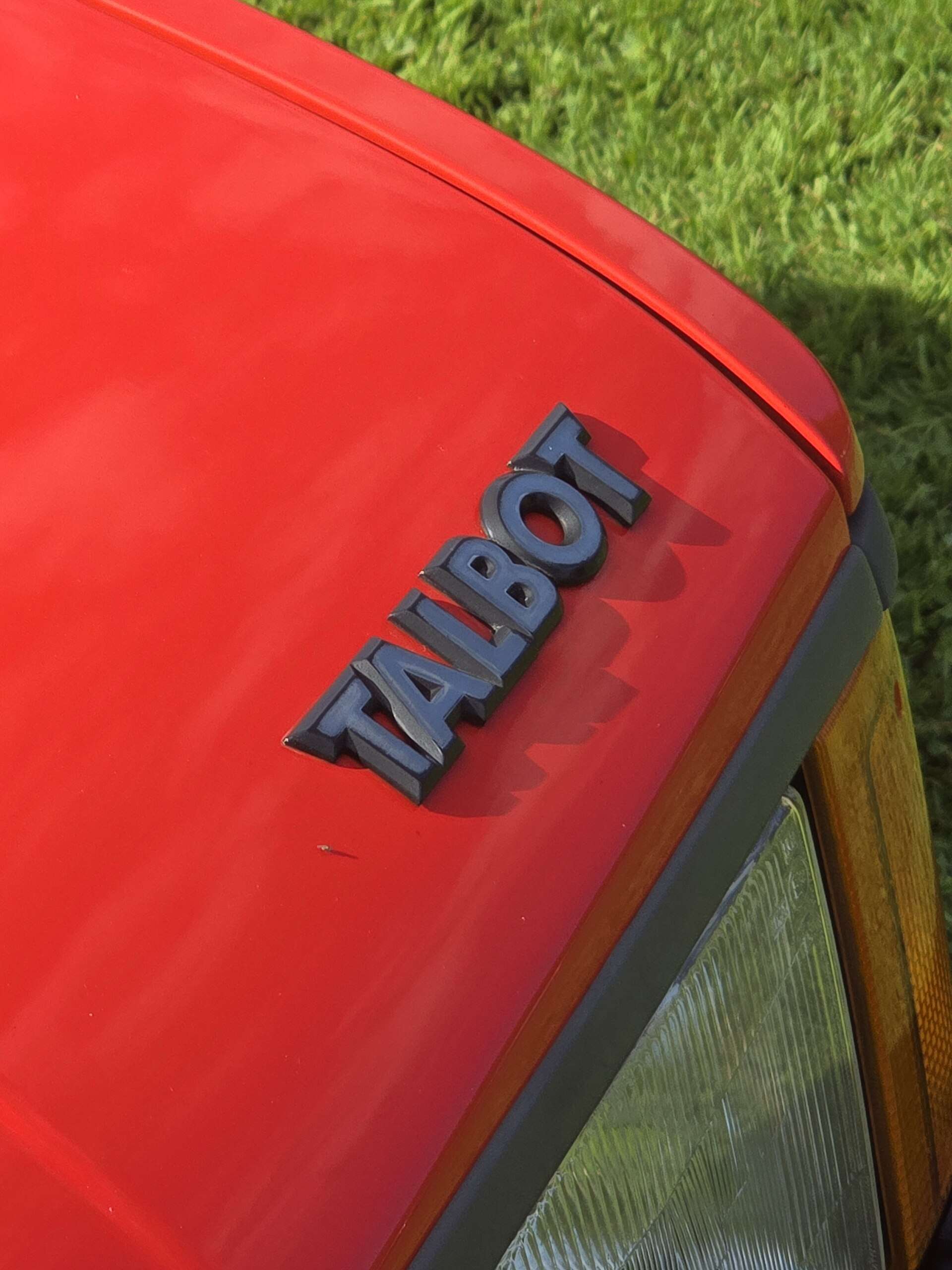 Rear view of a 1984 Talbot Samba Cabriolet