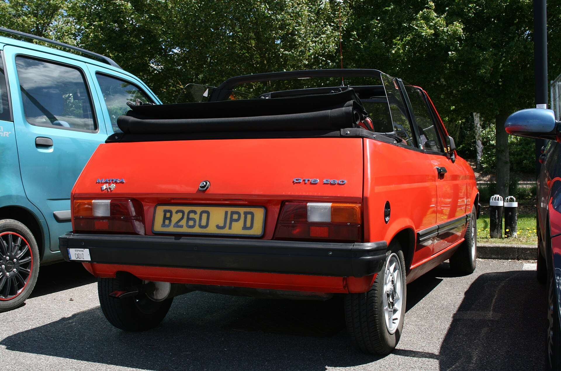 1984 Talbot Samba Cabriolet front three-quarter view